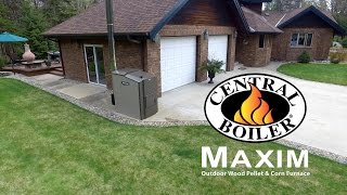 Central Boiler Maxim Outdoor Corn and Wood Pellet Furnace │ Central Boiler [upl. by Locklin174]