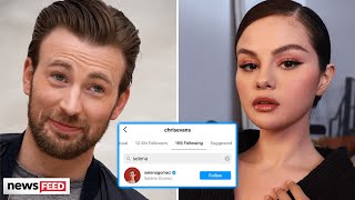 Chris Evans FOLLOWS Selena Gomez On IG amp Fans Have QUESTIONS [upl. by Gavin]