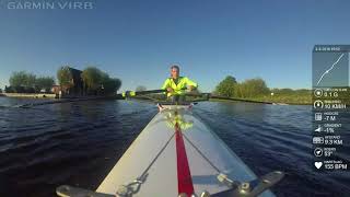 Garmin Virb Rowing Test [upl. by Madriene555]