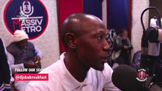 Mzambiya Talks staying away from music amp working in different industries on the DJSbuBreakfast [upl. by Boardman608]