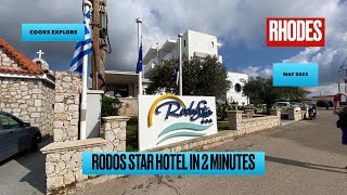 Rodos Star Hotel  Afandou in 2 Minutes [upl. by Dana]