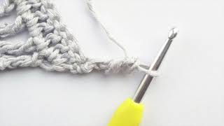 Chainless Starting Treble Crochet Tutorial  Raffamusa Designs [upl. by Namas]