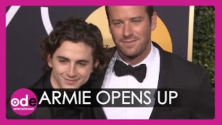 Armie Hammer Addresses Call Me By Your Name Sequel and Batman Rumors [upl. by Cumings]