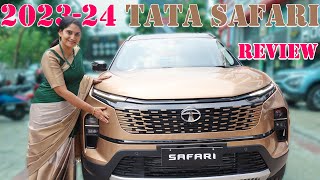 2023 Tata Safari Facelift Detail Review In Telugu  అదిరిపోయింది 😲  Anuradha  V automobile [upl. by Keelia]