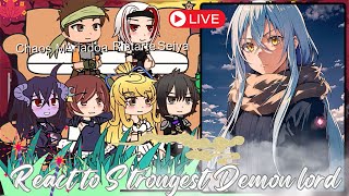 Cautious Hero React To Rimuru As The Strongest Demon Lord  Gacha Life Reaction  Slime part2 [upl. by Animsay]