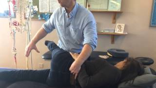 How to correct a Posterior  Counternutation Sacral Torsion  L on R [upl. by Pentha]