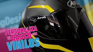 Personaliza un Casco de Moto  Tutorial Para Cascos de Motocicleta [upl. by Harman]