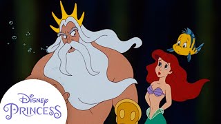 King Triton Warns Ariel  The Little Mermaid  Disney Princess [upl. by Urbano]