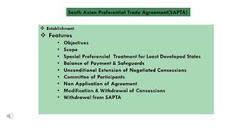 Dr Monika Dave South Asian Preferential Trade Agreement SAPTA [upl. by Aliehc]