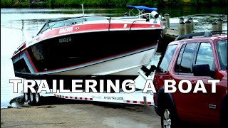 TRAILERING A BOAT [upl. by Enileqcaj]