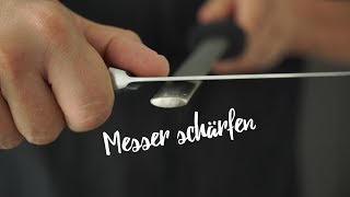 Messer schärfen – So geht das Gourmondo Food Studio [upl. by Cigam]