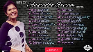 Anuradha Sriram Tamil Hits  AS Mam Tamil Songs Collections 🎶✨ [upl. by Hegyera]