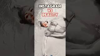 Instagram Vs Reality 😎 shorts reailty reaction [upl. by Oironoh]