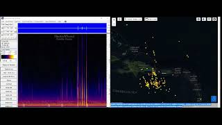 Lightning Atmospheric Sounds  Nasa VLF3 Receiver [upl. by Ahseinad554]