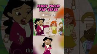 Penny Proud Rap Verse disney proudfamily rapbattle shorts [upl. by Adena]