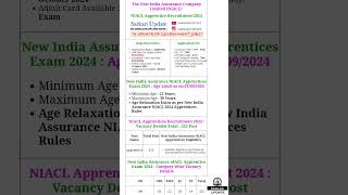 NIACL Assistant Recruitment 2024  New India Assurance NIACL Assistant Online Form 2024 [upl. by Ettenna]