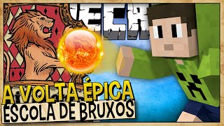 ESCOLA DE BRUXOS A VOLTA ÉPICA  MINECRAFT  SPOK POTTER [upl. by Remas800]