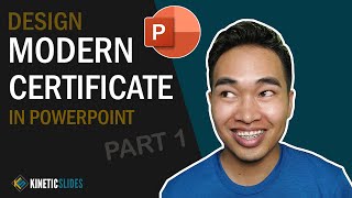 How to Make Modern amp Professional Certificate in PowerPoint FREE TEMPLATE [upl. by Chapell]