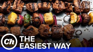 Easy Beef Shish Kebabs  How to Make The Easiest Way [upl. by Frazier]