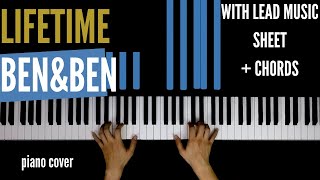 BenampBen  Lifetime Cover  Piano Cover  FREE MUSIC SHEET [upl. by Dougall]