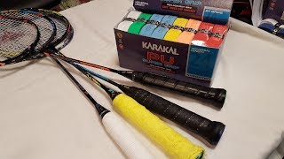 How to grip a Badminton racket  4 ways [upl. by Enilec]