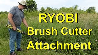 WORTH IT The RYOBI Brush Cutter Expand it attachment  unboxing and review  RM00135 [upl. by Boccaj]