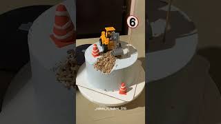 JCB theme cake kidscake jcbcake jcbcartoon carcake cakeideas boycake constructioncake cake [upl. by Thibaud]