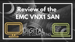 Review of the EMC VNX 1 SAN  Physical Overview of Components  VIDEO TUTORIAL [upl. by Anikahs]