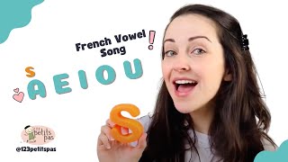 AEIOU  French Vowels Song for Children with Madame Amy [upl. by Nerti453]