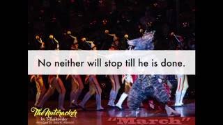 The March Nutcracker Mini Musical Song Lyric video [upl. by Alledi515]