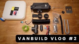 Vanbuild vlog 2  Installing a diesel heater VEVOR 5kW [upl. by Bokaj825]