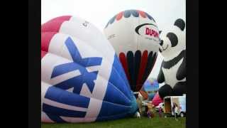 Hot Air Balloon Festival in Gatineau  Time Lapse [upl. by Tristam943]