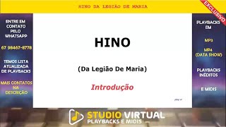 HINO DA LEGIÃO DE MARIA  PLAYBACK [upl. by Nosirb370]