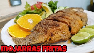 Como hacer las Mojarras Fritas más crujientes  receta para Cuaresma y Semana Santa [upl. by Tolmann]