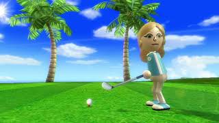 going pro in every wii sports resort sport  golf [upl. by Joscelin]