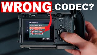 DONT choose the WRONG CODEC for Sony FX30 A7IV FX3 A7RV [upl. by Norward]