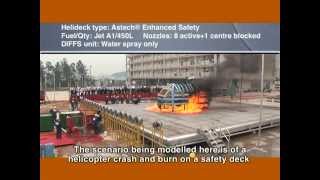 Aluminium Offshore  Deck Intregrated Fire Fighting System  DIFFS [upl. by Ahsiekram766]