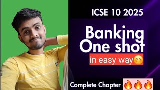 Complete Banking chapter  one shot  icse class 10th [upl. by Tarra]