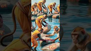 Ram setu bana diye 😲🚩 ayodhya ramsetu hanuman hanumanji jaishreeram [upl. by Moe594]