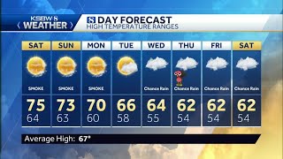 Friday pm KSBW Weather Forecast 111618 [upl. by Ydnirb]