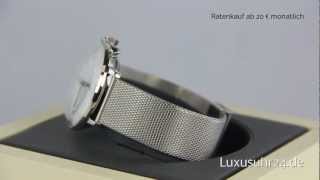 Junghans Max Bill Chronoscope 027400344 Luxusuhr24 Ratenkauf ab 20 EuroMonat [upl. by Neleag]