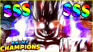 NEW LUCKIEST COSMIC BLACK HOLE quotAdult Gonquot  GODLY SSS PT2 In Anime Champions Simulator [upl. by Aihsel]