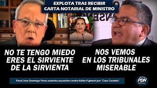 HILDEBRANDT EXPLOTA TRAS RECIBIR CARTA NOTARIAL DE MINISTRO ERES EL SIRVIENTE DE LA SIRVIENTA [upl. by Ann]