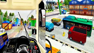 ELECTRIC BUS 🚌 PUBLIC TRANSPORT BUS SIMULATOR 〽️ BUS SIMULATOR INDONESIA GAME 🛣️🎮 [upl. by Einafpets182]