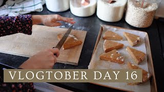 Gingerbread Scones  a New Experience  VLOGTOBER 2024 Day16 [upl. by Rediah13]