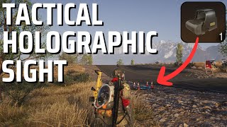 Once Human  Tactical Holographic Sight Accessory GUIDE  Closed Beta 3 [upl. by Arenahs]