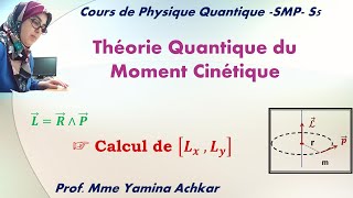 Théorie Quantique du Moment Cinétique Partie 1  chapitre 6  cours de physique quantique SMP [upl. by Odine]