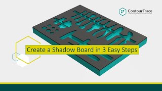 ContourTrace  Create a Shadow Board in 3 Easy Steps [upl. by Ayrotal921]