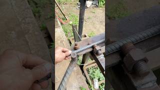 simple way for welder to bend 16mm iron [upl. by Orose]