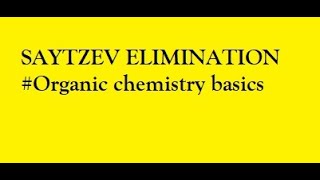 Saytzeff rule  saytzeff rule organic chemistry  saytzeff rule class 12 [upl. by Weig]